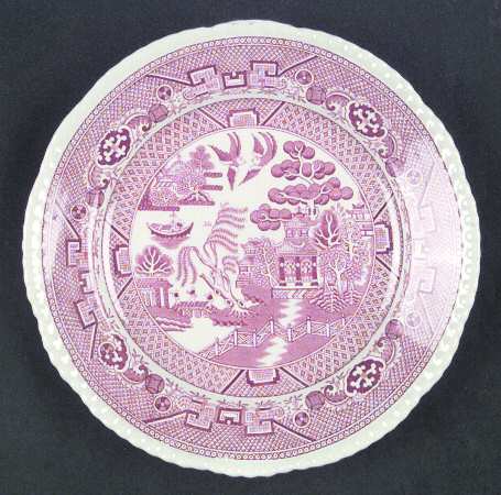 Willow Pink Luncheon Plate