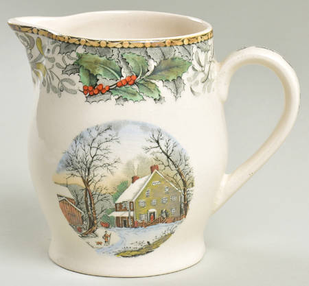 Winter Scenes Black, Multicolor 16 Oz Jug