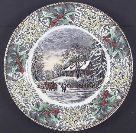 Winter Scenes Black, Multicolor by Adams China