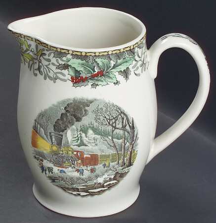 Winter Scenes Black, Multicolor 24 Oz Jug