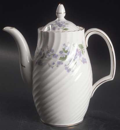 Forget Me Not-Sweet Forget Me Not Mini Coffee Pot & Lid by Adderley