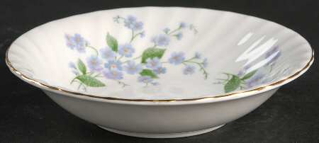 Forget Me Not-Sweet Forget Me Not Fruit/Dessert (Sauce) Bowl by Adderley