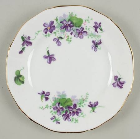 Violet Bread & Butter Plate