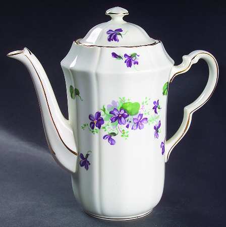 Violet Small Coffee Pot & Lid