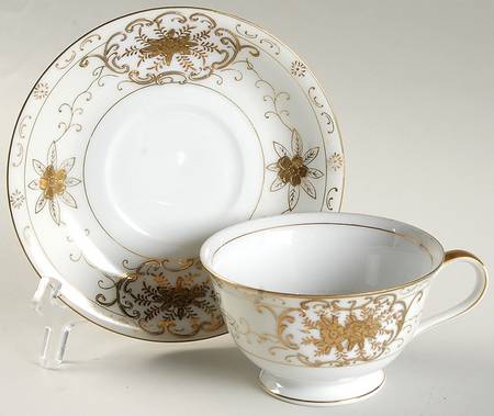 Coronet Footed Cup & Saucer Set