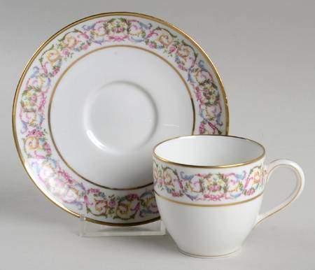 AHR18 Flat Demitasse Cup & Saucer Set
