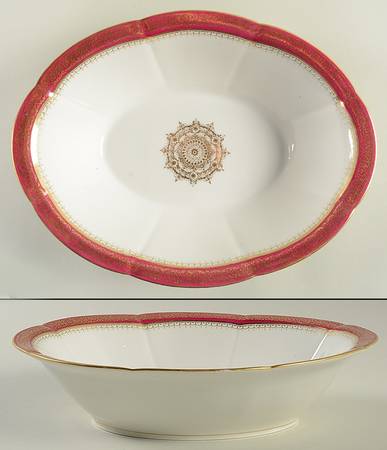 AHR187 10" Oval Vegetable Bowl by Charles Ahrenfeldt