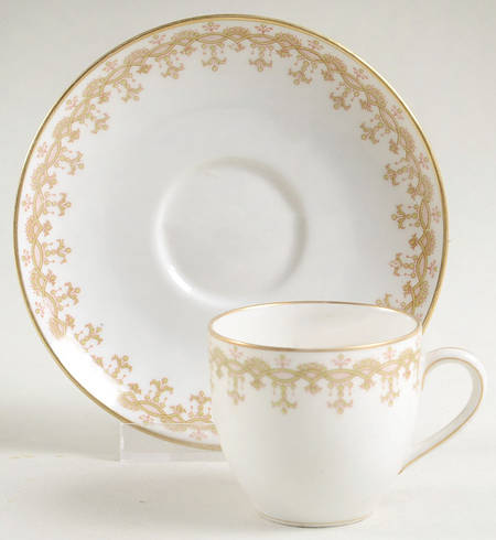 AHR19 Flat Demitasse Cup & Saucer Set