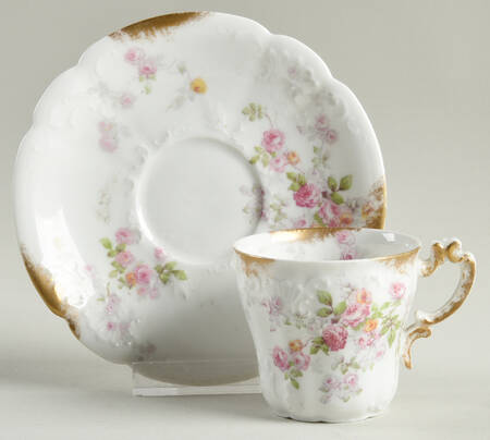 AHR22 Flat Demitasse Cup & Saucer Set