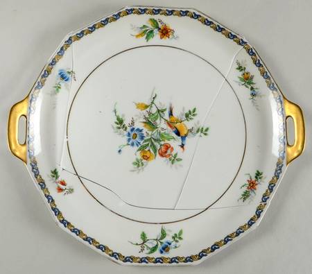 AHR95 Handled Cake Plate