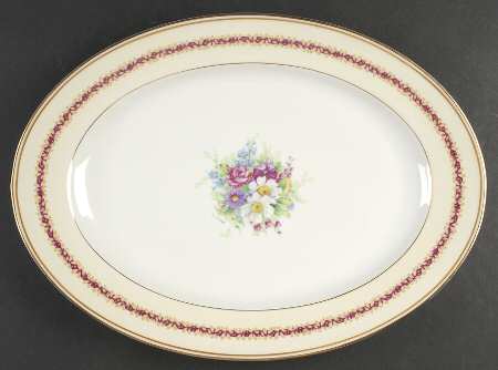 Chataigne 16" Oval Serving Platter