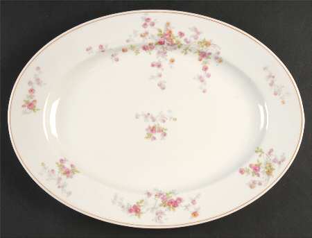 Jacqueline 14" Oval Serving Platter by Charles Ahrenfeldt