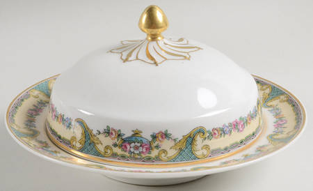 Monceau Round Covered Butter with Strainer