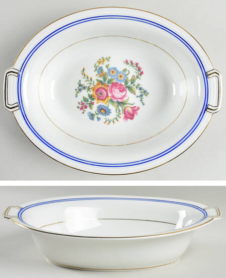 Navarre 10" Oval Vegetable Bowl