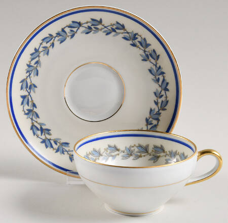 Strasbourg Flat Cup & Saucer Set