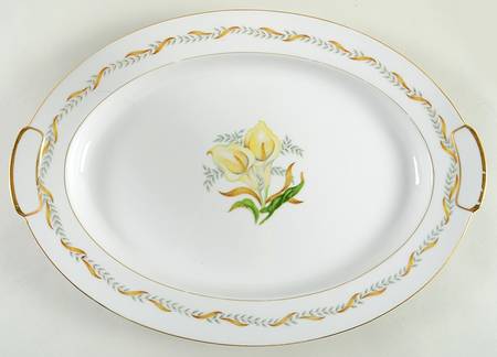 Valdivia 17" Oval Serving Platter by Aichi