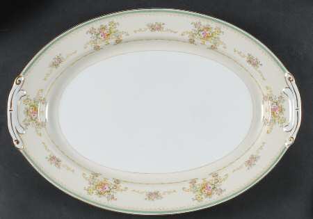 Minuet 16" Oval Serving Platter
