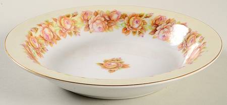Woodrose Rim Soup Bowl by Aladdin
