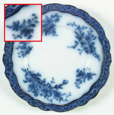 Touraine (Flow Blue) by Henry Alcock