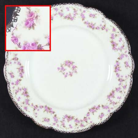Bridal Rose (Scalloped, Gold Edge) by Altrohlau