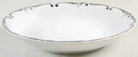Majestic Platinum Rim Soup Bowl