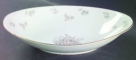Shadow Rose 11" Oval Vegetable Bowl by Amcrest
