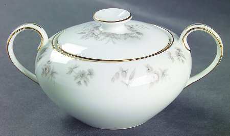Shadow Rose Sugar Bowl & Lid by Amcrest