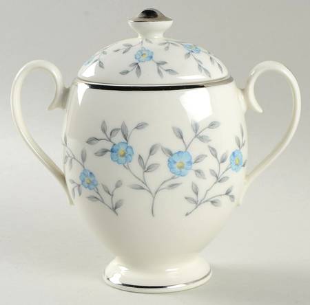 Blue Lace Sugar Bowl & Lid