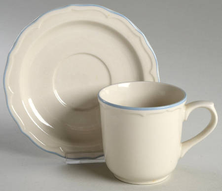 Auntie Em Flat Cup & Saucer Set