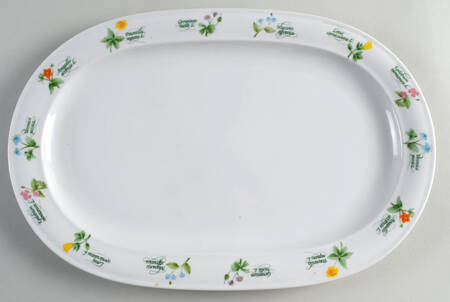 Floret 15" Oval Serving Platter