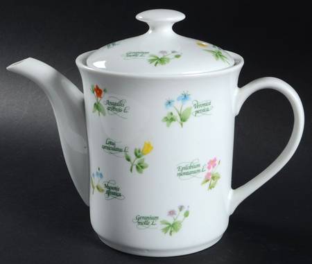 Floret Coffee Pot & Lid