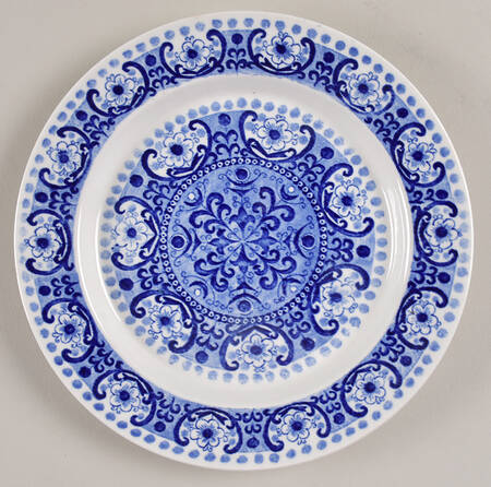 Ali Blue Salad Plate