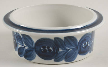 Anemone Blue Rim Fruit/Dessert (Sauce) Bowl