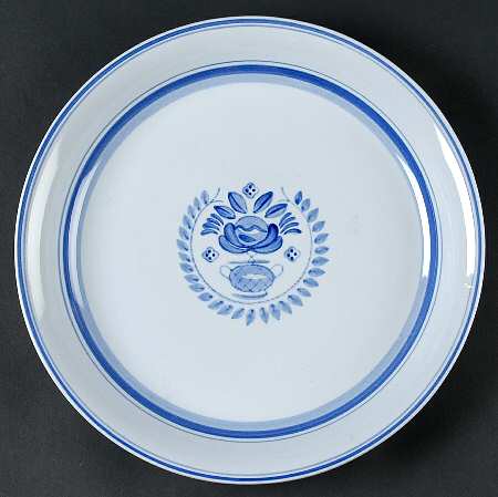 Blue Rose 13" Chop Plate (Round Platter)