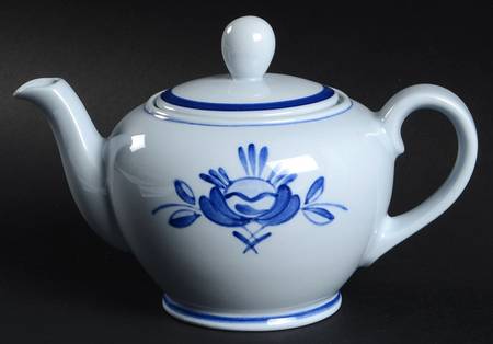 Blue Rose Mini Teapot & Lid