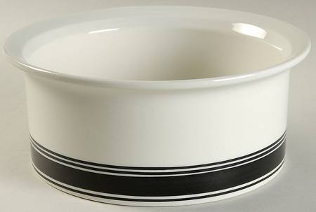 Faenza Black 7" Round Vegetable Bowl