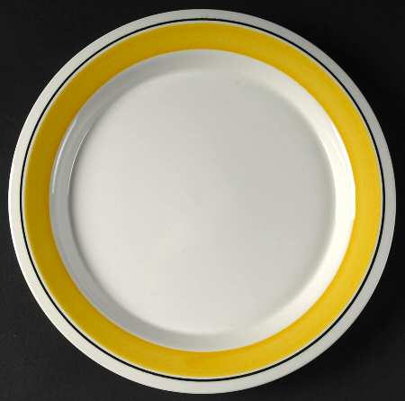 Faenza Yellow Salad Plate