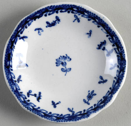 Finn Flower Blue (White Backgound) Butter Pat