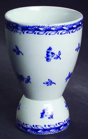 Finn Flower Blue (White Backgound) Double Egg Cup