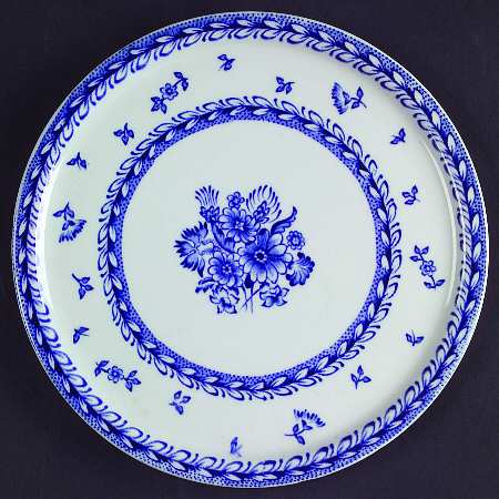 Finn Flower Blue (White Backgound) Tea Tile