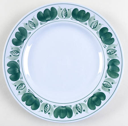 Green Laurel Dinner Plate