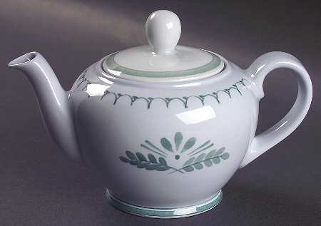 Green Thistle Mini Teapot & Lid