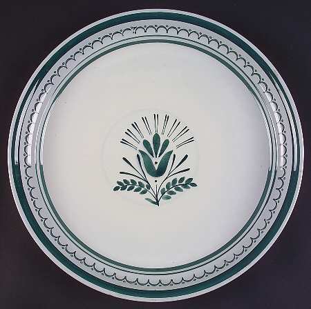 Green Thistle 13" Chop Plate (Round Platter)