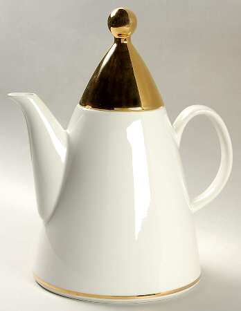 Harlekin Gold Coffee Pot & Lid