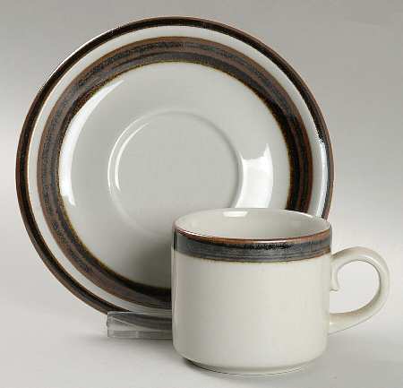 Karelia Flat Demitasse Cup & Saucer Set