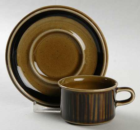 Kosmos Flat Demitasse Cup & Saucer Set