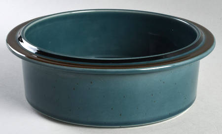 Meri Blue 1.75 Qt Round Covered Casserole No Lid