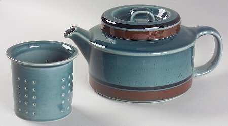 Meri Blue Teapot & Lid with Infuser