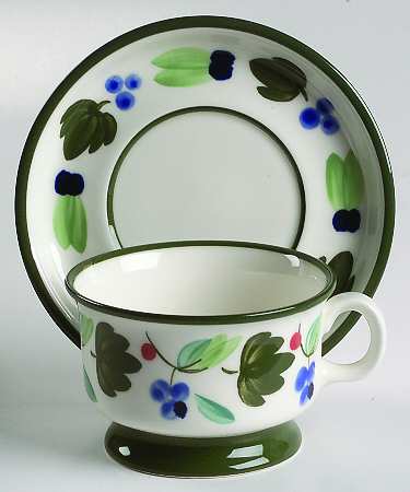 Palermo Footed Cup & Saucer Set