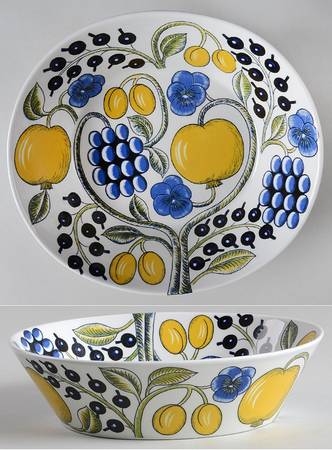 Paratiisi 9" Oval Vegetable Bowl